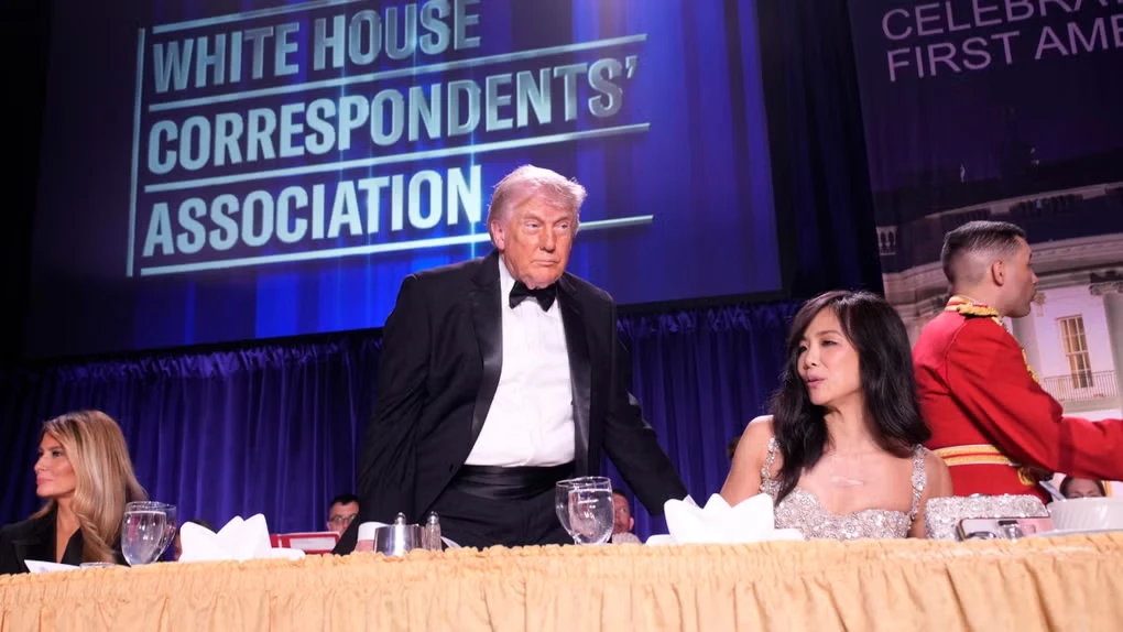 Seguridad fallida en cena con Trump