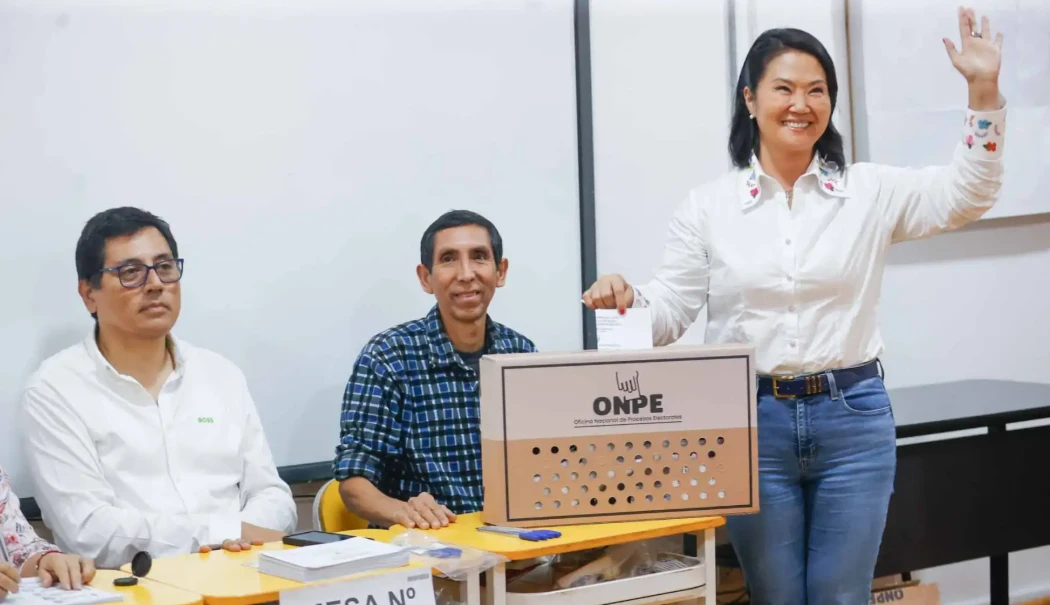 Elecciones 2026: Keiko Fujimori emite su voto en San Borja