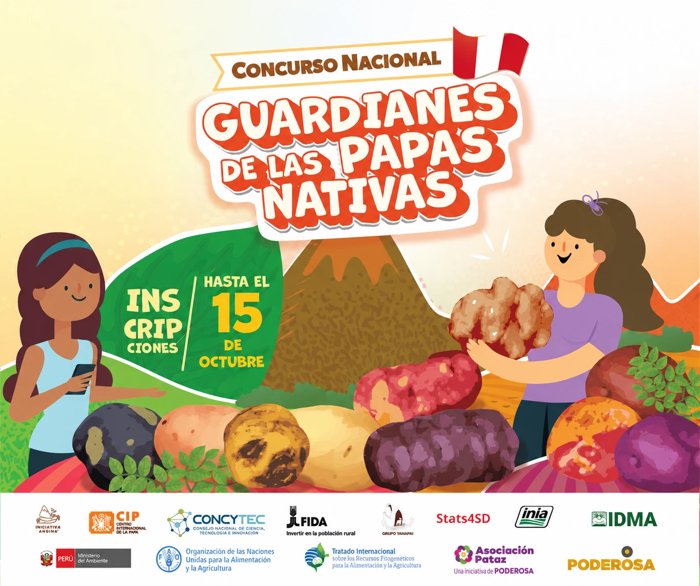 Concurso busca guardianes de las papas nativas hasta el 15 de octubre