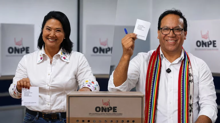 Resultados ONPE EN VIVO: Keiko Fujimori y Roberto Sánchez se disputan voto a voto la segunda vuelta 2026