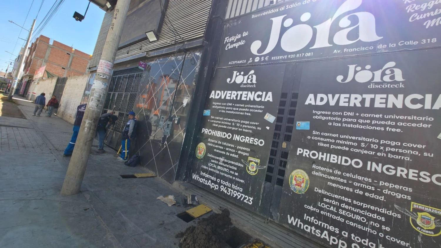 Sedam Huancayo clausura discoteca por deuda de agua