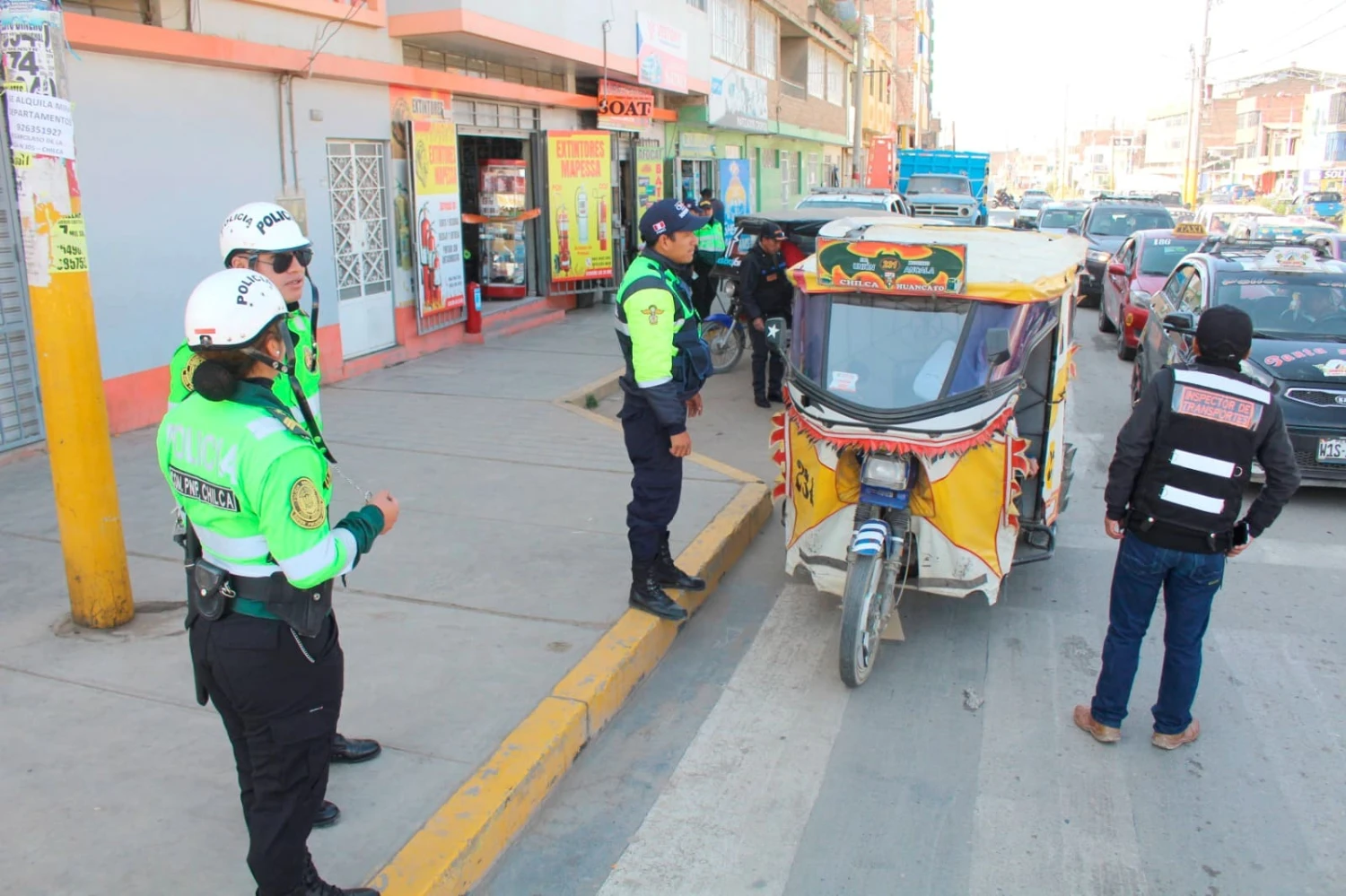 Chilca intensifica operativos contra transporte informal