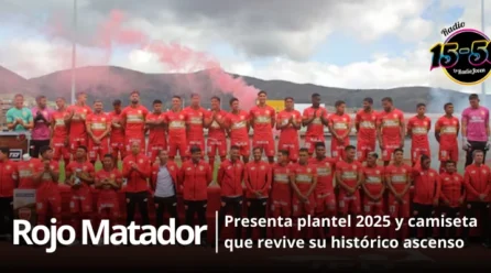 Rojo Matador presenta plantel 2025 y camiseta que revive su histórico ascenso