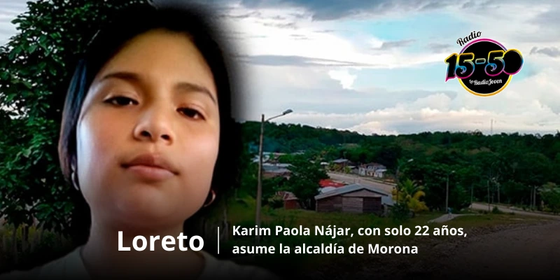 Histórico en Loreto: Joven de 22 años es la primera mujer alcaldesa de Morona