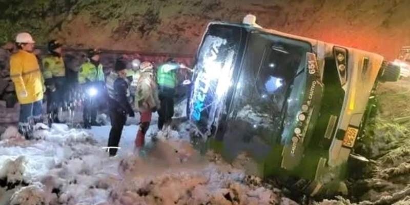 Bus vuelca en Ticlio y deja 17 heridos en carretera Central