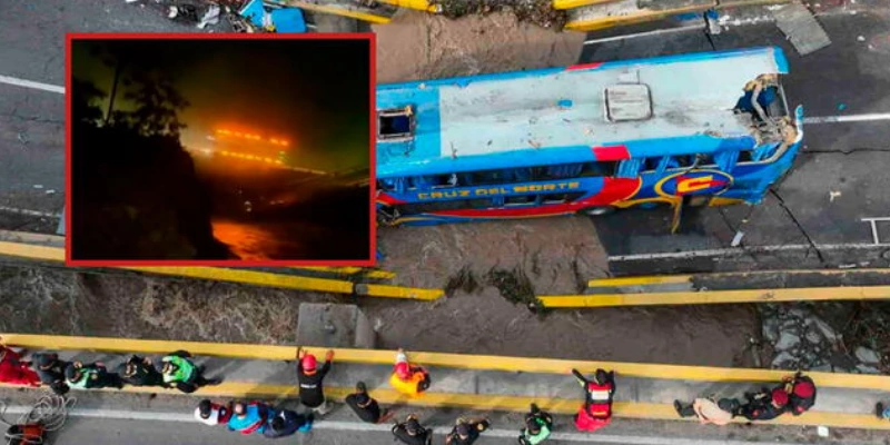 Auto cae de puente en Chancay: video muestra el horror