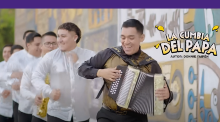 Donnie Yaipén enciende redes con cumbia al Papa