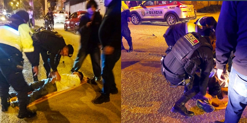 Accidente de tránsito deja a un joven gravemente herido