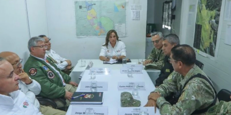 Dina Boluarte llega a Pataz tras masacre minera