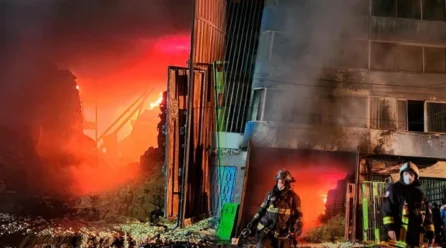 Incendio en San Luis alarma por químicos y heridos