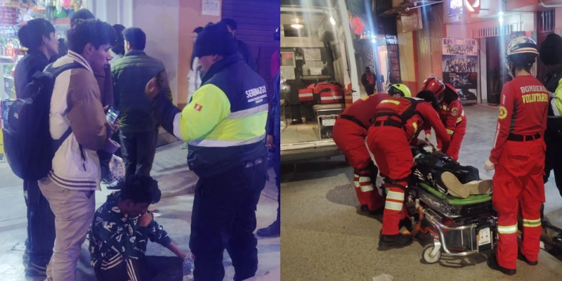 Joven fue golpeado y asaltado por cinco sujetos