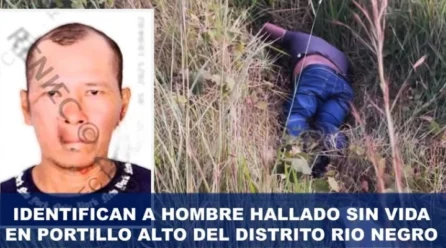 Hallan cadáver en Portillo Alto: ya fue identificado