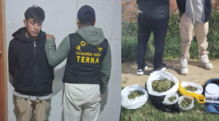Cae joven con kilo y medio de marihuana en Huancayo