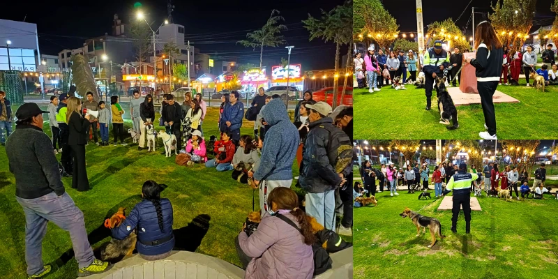 Más de 30 perros inician clases en Allqu Park