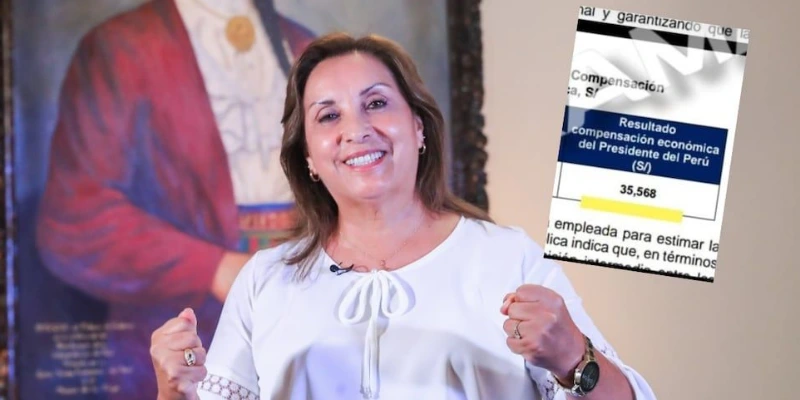 Dina Boluarte busca duplicar su sueldo en crisis
