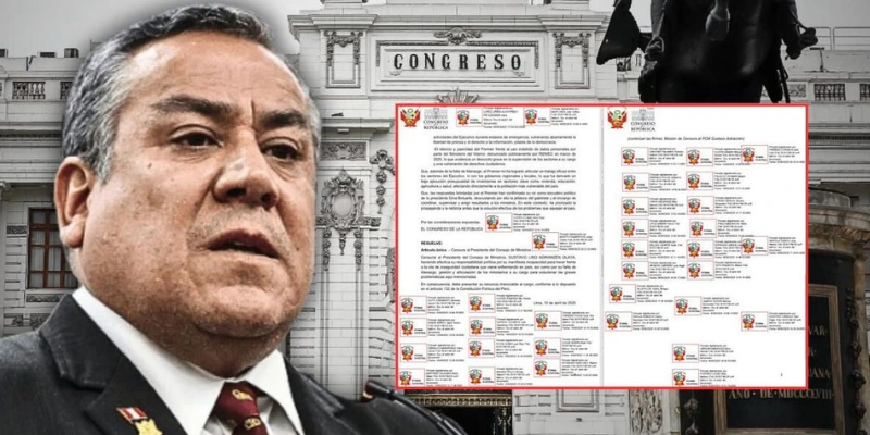 Piden censura a Adrianzén tras crimen en Pataz
