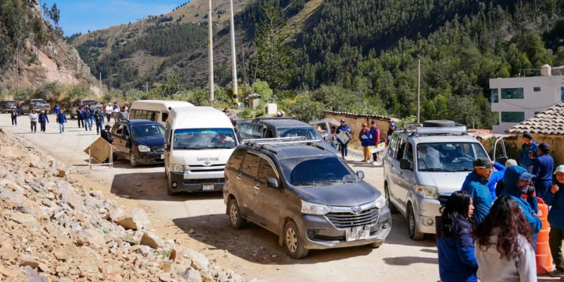 Cierre total en Huaytapallana por fiesta Santiago