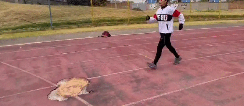 Atletas protestan hoy: exigen nueva pista en Huancayo