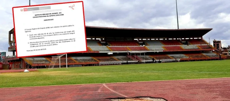 Clausuran estadio y peligran partidos en Huancayo