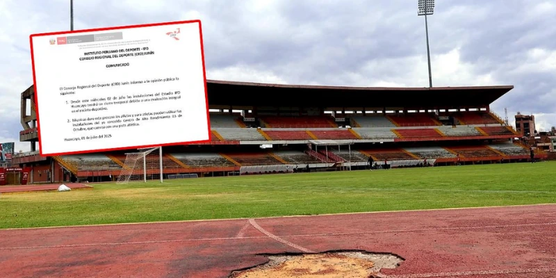 Clausuran estadio y peligran partidos en Huancayo