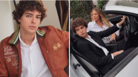 Laura Huarcayo presenta a su hijo como modelo