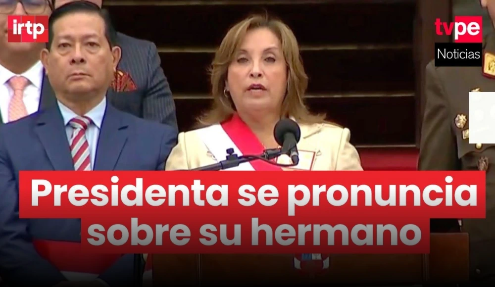 Dina Boluarte vuelve a defender a Nicanor tras allanamiento
