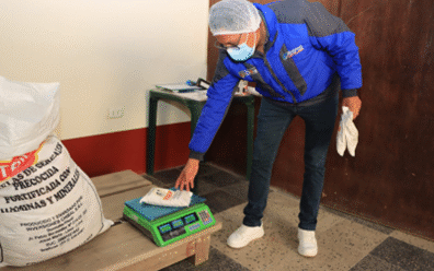 Chilca garantiza peso y calidad de alimentos PVL