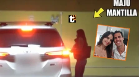 Maju Mantilla sorprende al subir al auto de Salcedo
