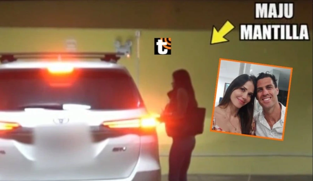 Maju Mantilla sorprende al subir al auto de Salcedo
