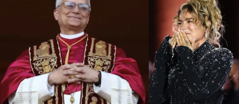 Karol G brilló en el Vaticano con León XIV