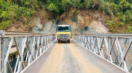 MTC instala puente que conecta a miles en Satipo