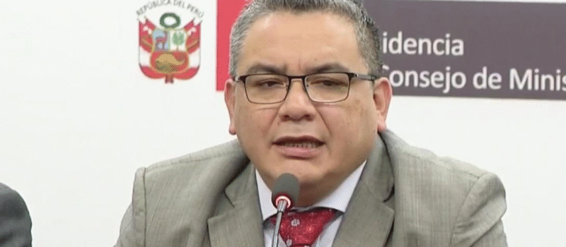 Congreso impulsa censura contra ministro Santiváñez