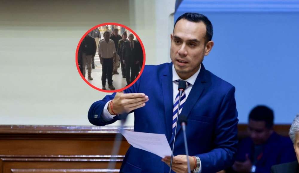 José Jerí llega al Congreso tras protestas del 15-O