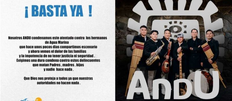 “ANDU alza la voz: la inseguridad ya está fuera de control”