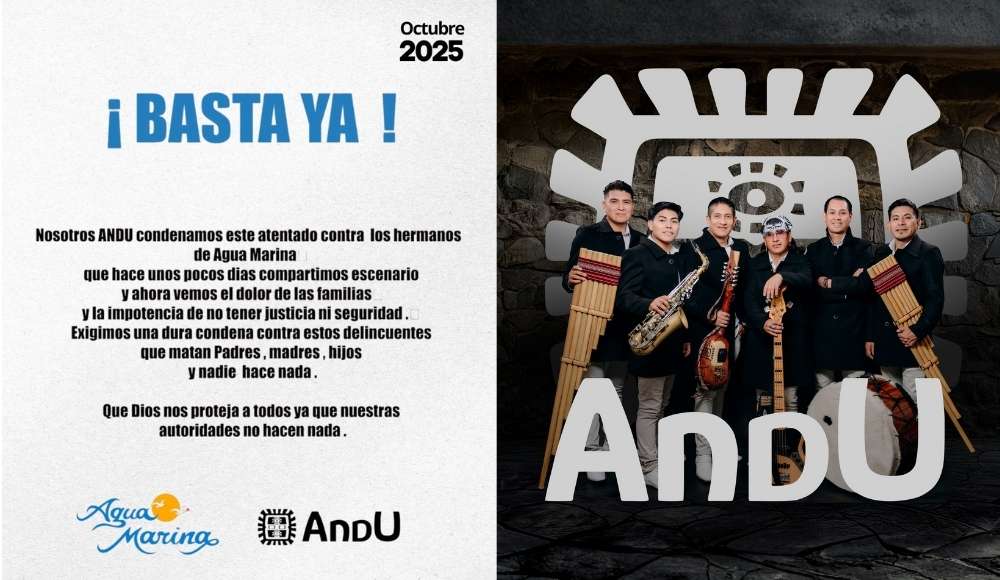 “Andu alza la voz: la inseguridad ya está fuera de control”